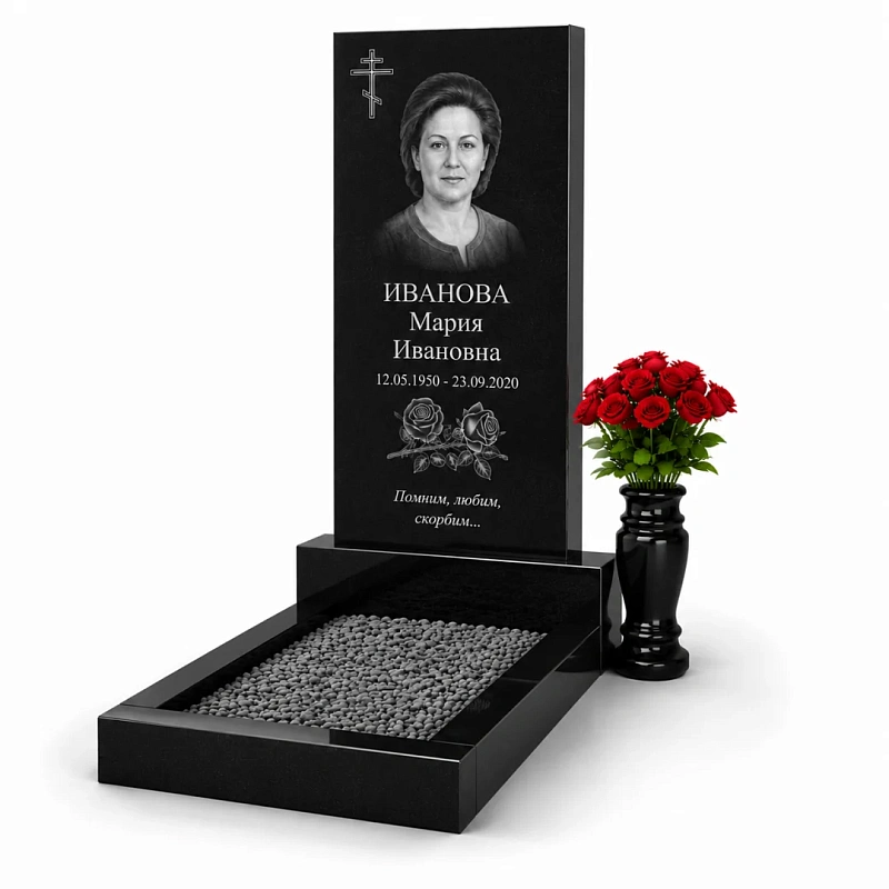 Вертикальный памятник В-01